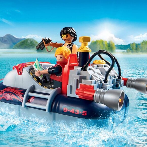 Playmobil - Dino Hovercraft with Underwater Motor #9435 New in Box - Picture 6 of 15